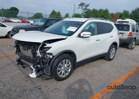 2016 Nissan Rogue S z USA, uszkodzony, nr VIN KNMAT2MT2GP645455